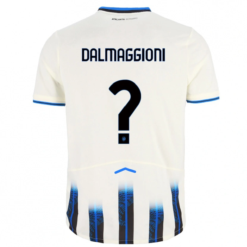 Danxen Damen Cristian Dalmaggioni #0 Weiß Blau Auswärtstrikot Trikot 2025/26 T-Shirt
