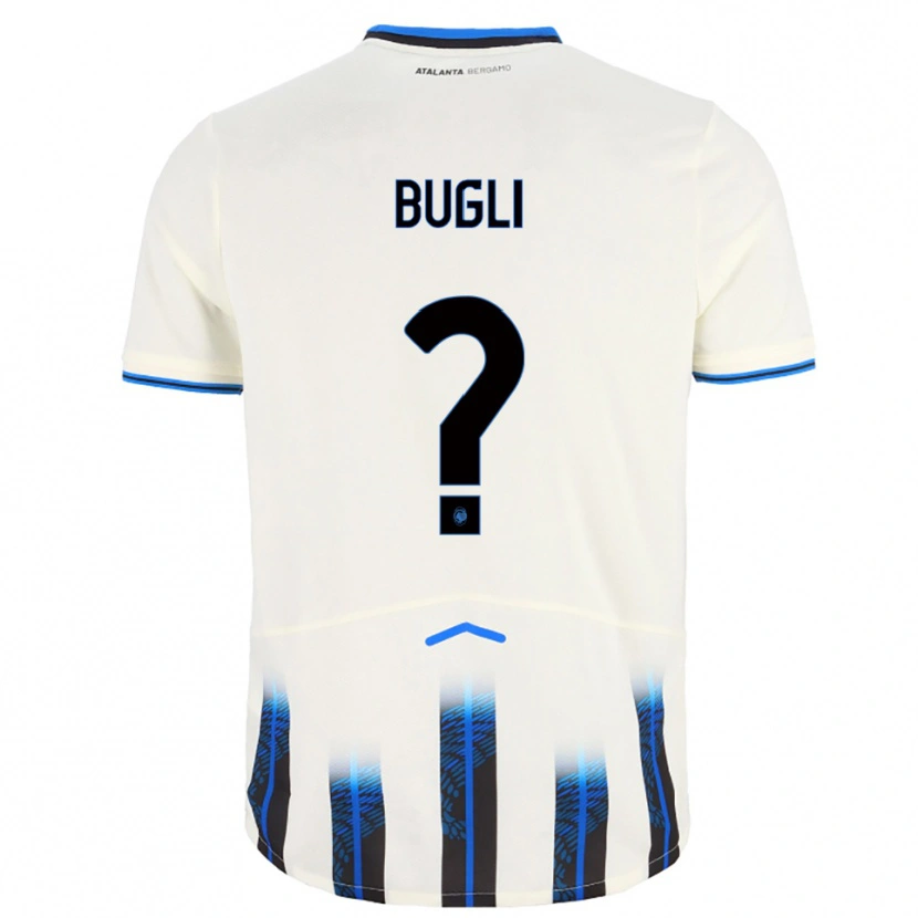 Danxen Damen Gabriel Bugli #0 Weiß Blau Auswärtstrikot Trikot 2025/26 T-Shirt