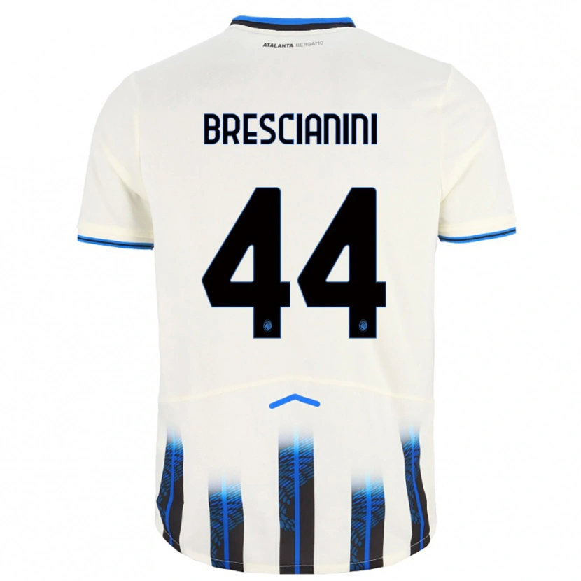 Danxen Damen Marco Brescianini #44 Weiß Blau Auswärtstrikot Trikot 2025/26 T-Shirt
