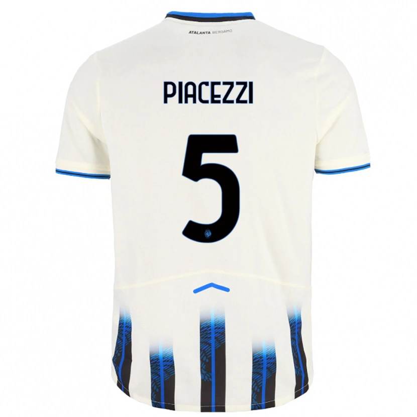 Danxen Damen Eleonora Piacezzi #5 Weiß Blau Auswärtstrikot Trikot 2025/26 T-Shirt