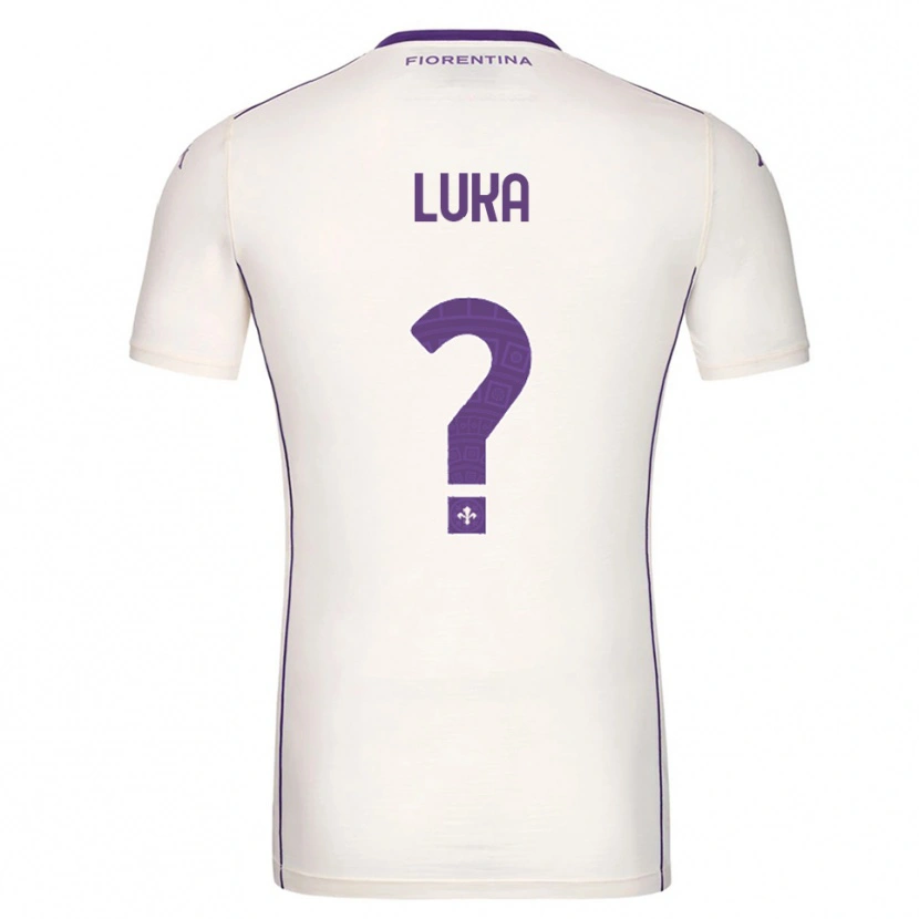 Danxen Damen Majkol Luka #0 Weiß Lila Rot Auswärtstrikot Trikot 2025/26 T-Shirt