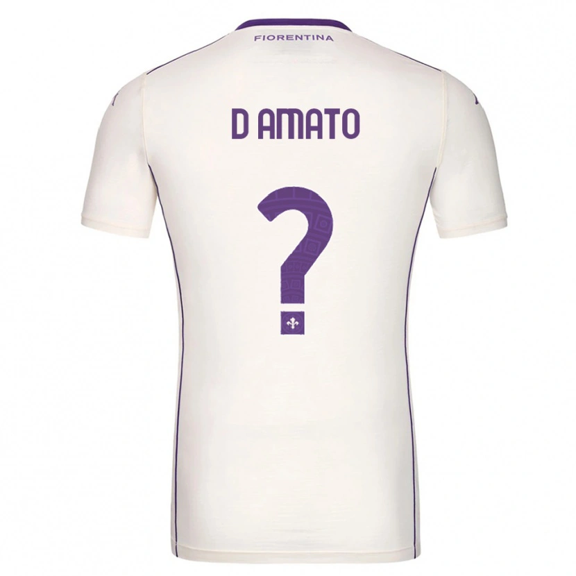 Danxen Damen Gabriele D'amato #0 Weiß Lila Rot Auswärtstrikot Trikot 2025/26 T-Shirt
