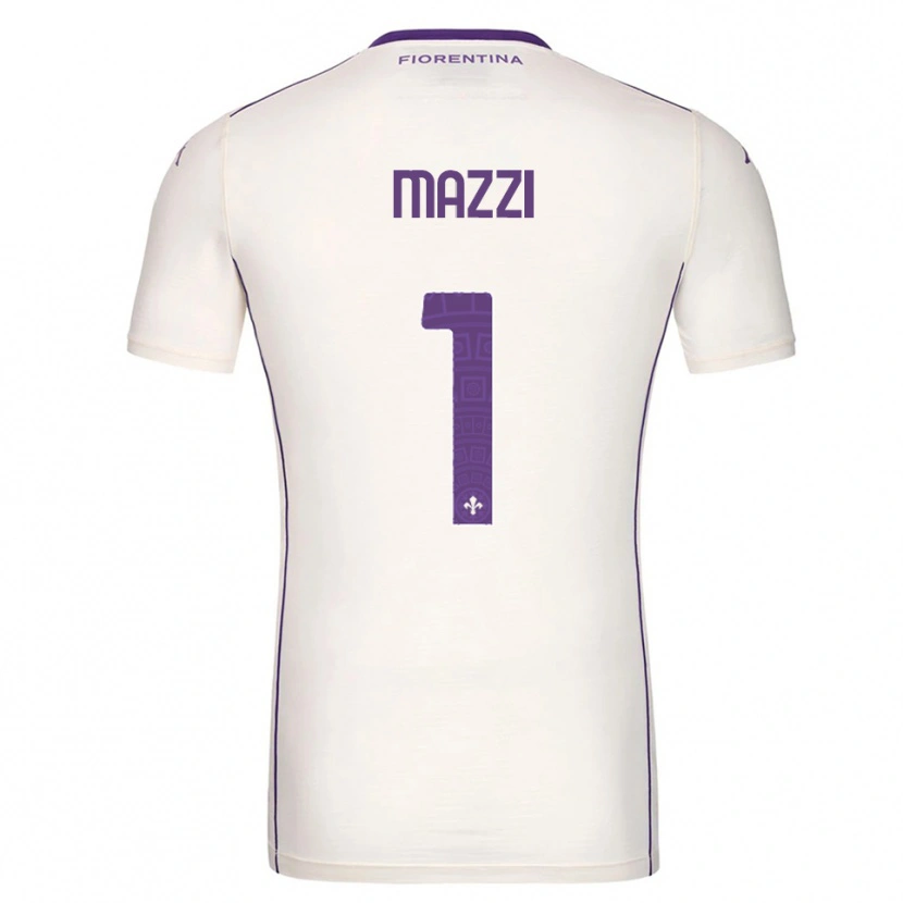 Danxen Damen Tommaso Mazzi #1 Weiß Lila Rot Auswärtstrikot Trikot 2025/26 T-Shirt