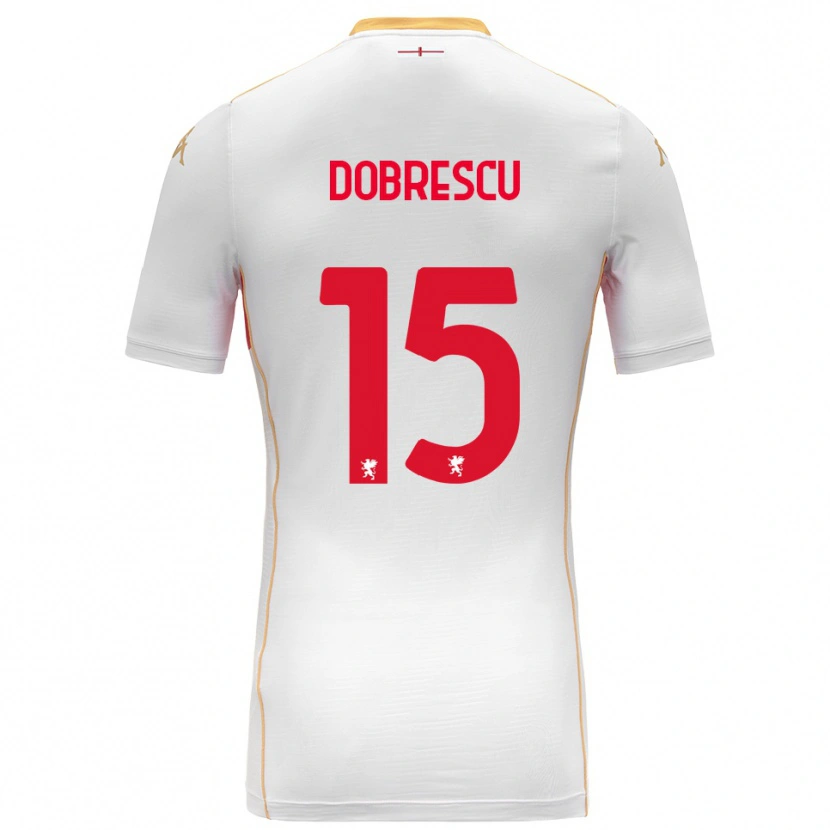 Danxen Damen Ianis Dobrescu #15 Weiß Rot Auswärtstrikot Trikot 2025/26 T-Shirt