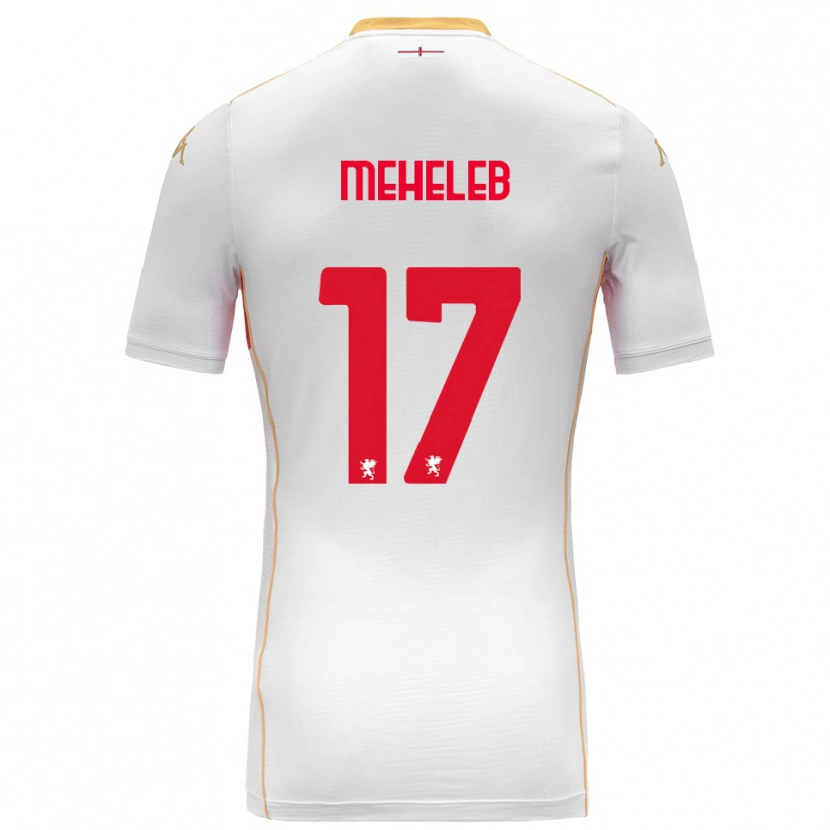 Danxen Damen Sami Meheleb #17 Weiß Rot Auswärtstrikot Trikot 2025/26 T-Shirt