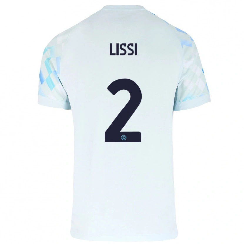 Danxen Damen Thomas Lissi #2 Weiß Blau Auswärtstrikot Trikot 2025/26 T-Shirt