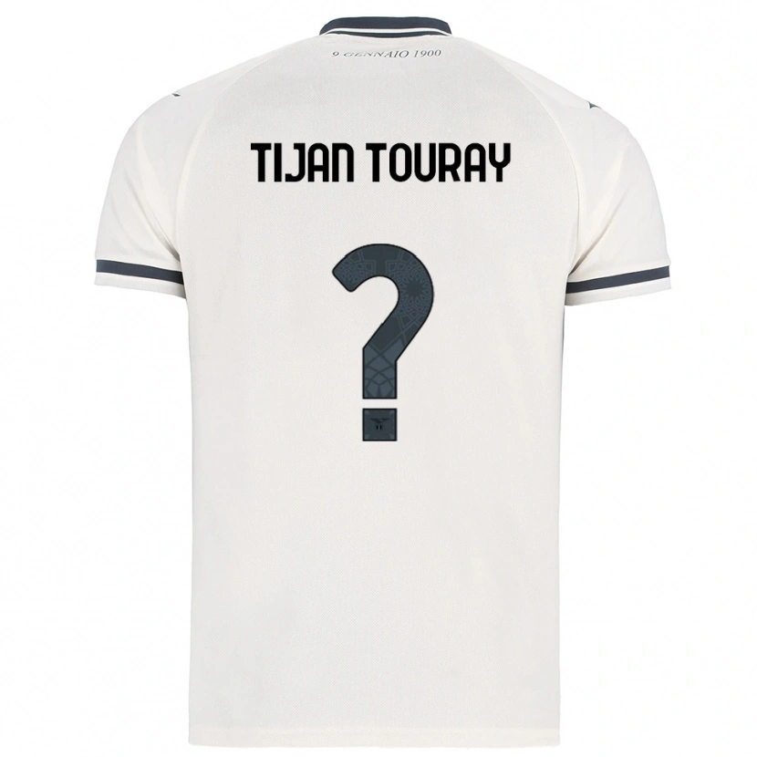 Danxen Damen Sheikh Tijan Touray #0 Weiß Marineblau Auswärtstrikot Trikot 2025/26 T-Shirt