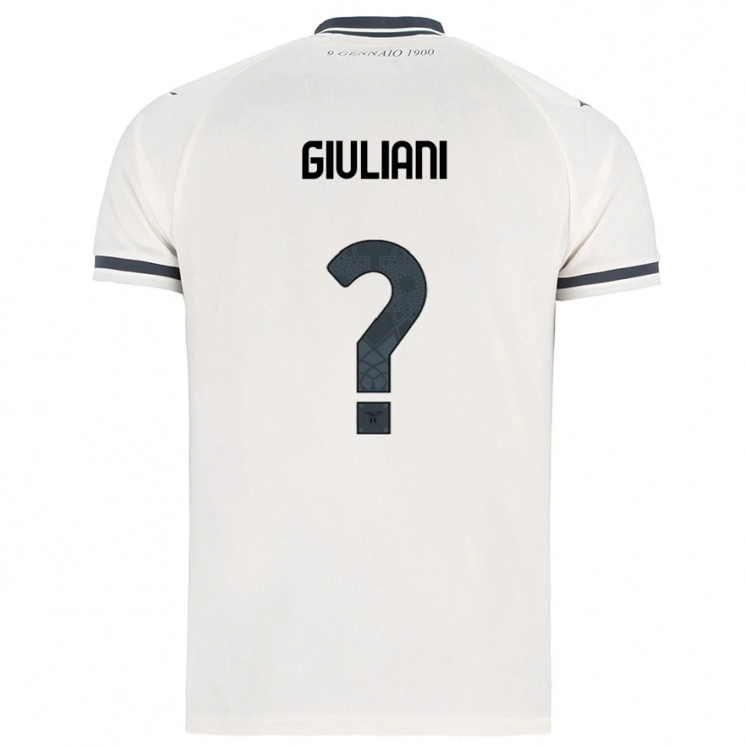 Danxen Damen Alessio Giuliani #0 Weiß Marineblau Auswärtstrikot Trikot 2025/26 T-Shirt