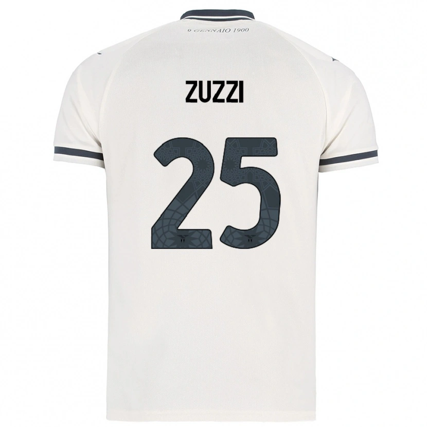 Danxen Damen Giorgia Zuzzi #25 Weiß Marineblau Auswärtstrikot Trikot 2025/26 T-Shirt