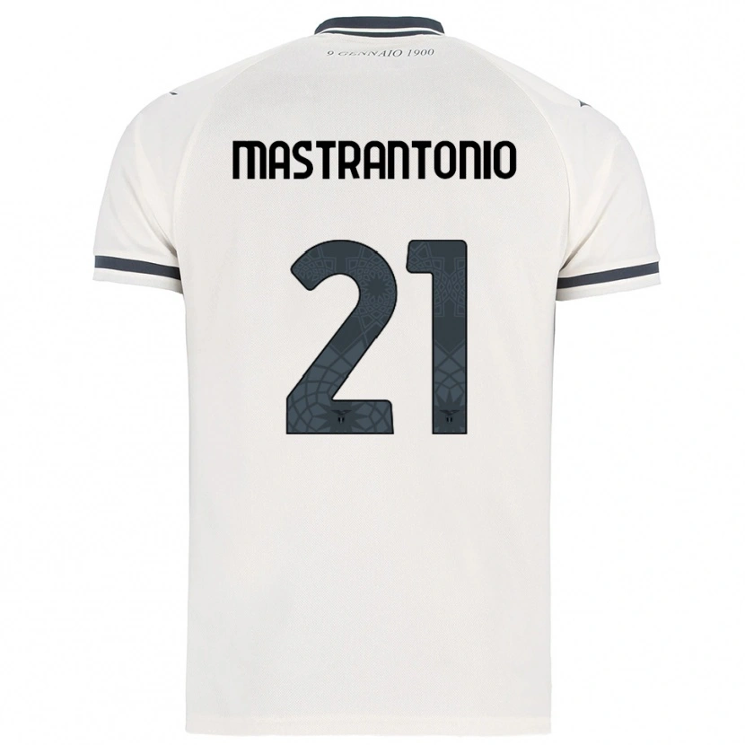 Danxen Damen Ella Mastrantonio #21 Weiß Marineblau Auswärtstrikot Trikot 2025/26 T-Shirt