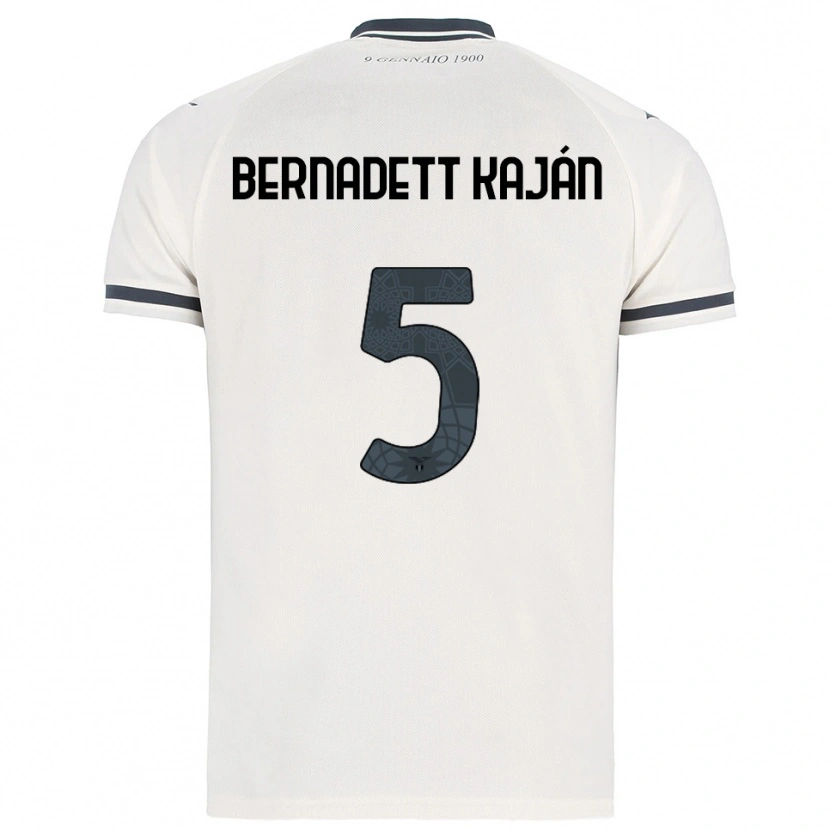 Danxen Damen Zsanett Bernadett Kaján #5 Weiß Marineblau Auswärtstrikot Trikot 2025/26 T-Shirt