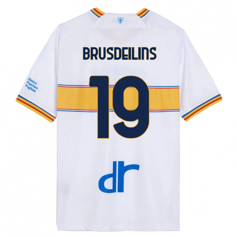 Danxen Damen Bilal Brusdeilins #19 Weiß Gelb Auswärtstrikot Trikot 2025/26 T-Shirt