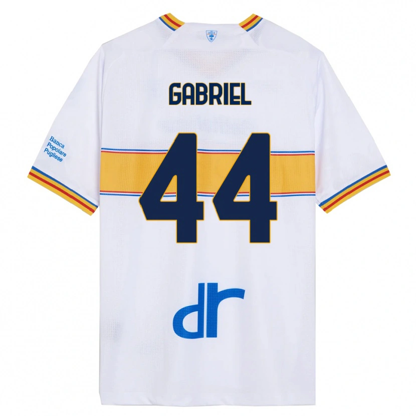 Danxen Damen Tiago Gabriel #44 Weiß Gelb Auswärtstrikot Trikot 2025/26 T-Shirt