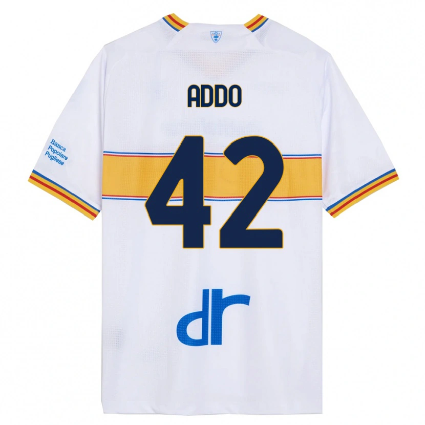 Danxen Damen Vernon Addo #42 Weiß Gelb Auswärtstrikot Trikot 2025/26 T-Shirt