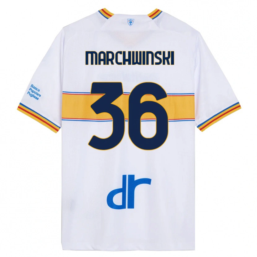Danxen Damen Filip Marchwinski #36 Weiß Gelb Auswärtstrikot Trikot 2025/26 T-Shirt
