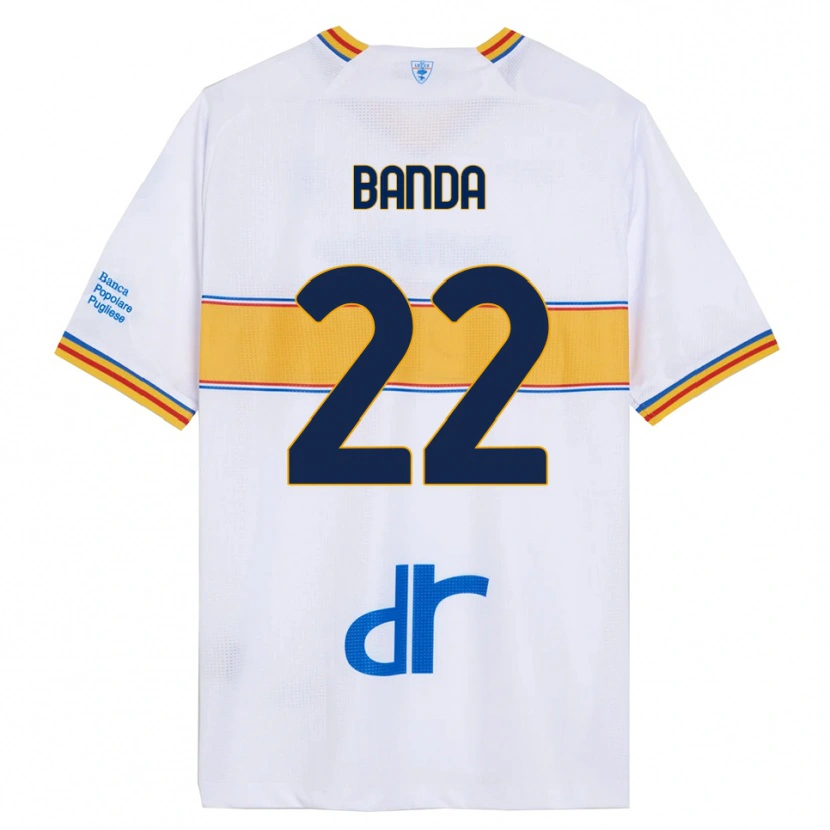 Danxen Damen Lameck Banda #22 Weiß Gelb Auswärtstrikot Trikot 2025/26 T-Shirt