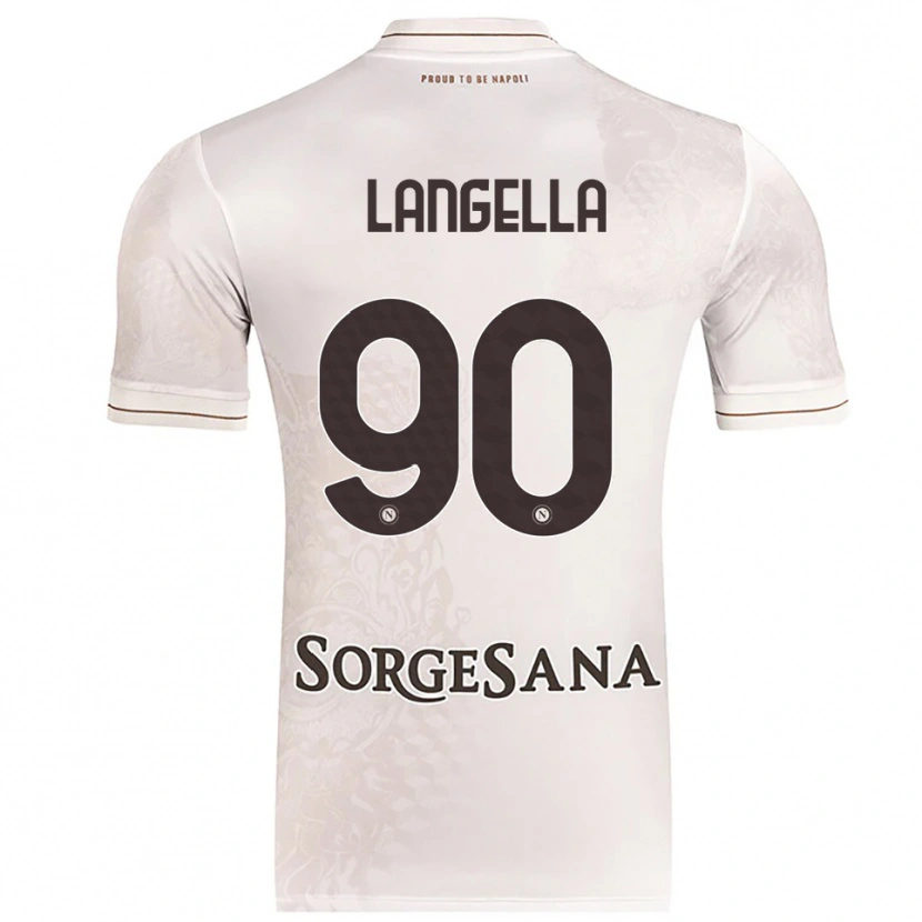 Danxen Damen Gabriella Langella #90 Champagner Braun Auswärtstrikot Trikot 2025/26 T-Shirt