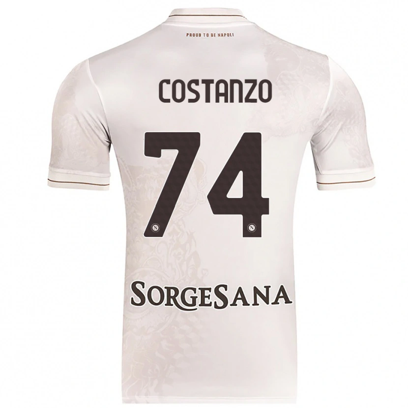 Danxen Damen Davide Costanzo #74 Champagner Braun Auswärtstrikot Trikot 2025/26 T-Shirt