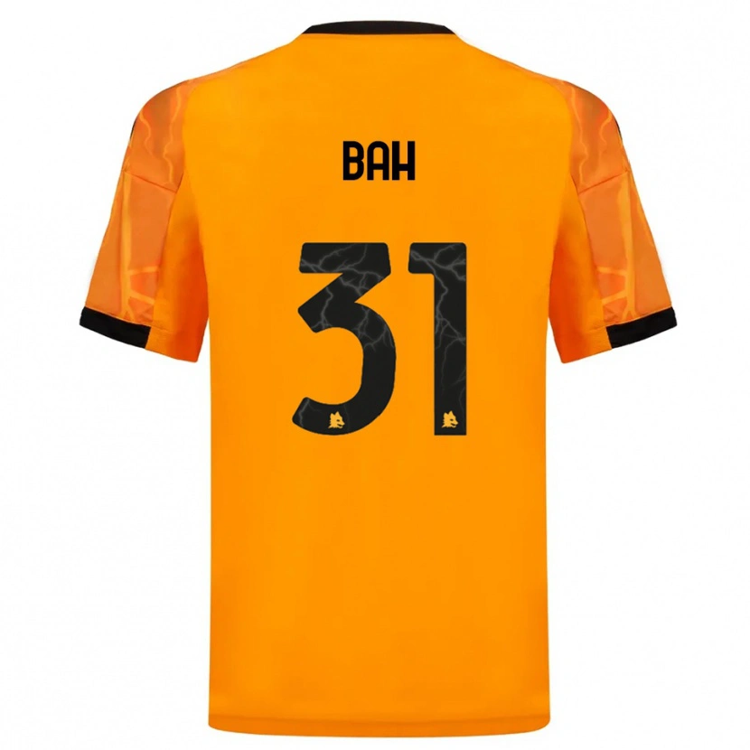 Danxen Damen Muhammed Bah #31 Orange Schwarz Auswärtstrikot Trikot 2025/26 T-Shirt