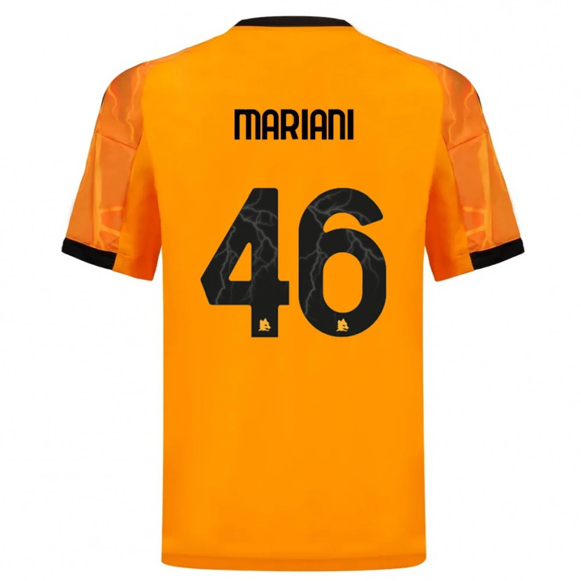 Danxen Damen Christian Mariani #46 Orange Schwarz Auswärtstrikot Trikot 2025/26 T-Shirt