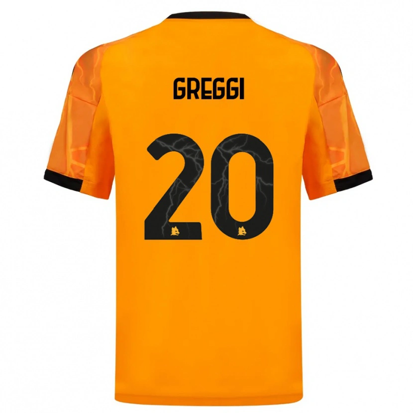 Danxen Damen Giada Greggi #20 Orange Schwarz Auswärtstrikot Trikot 2025/26 T-Shirt