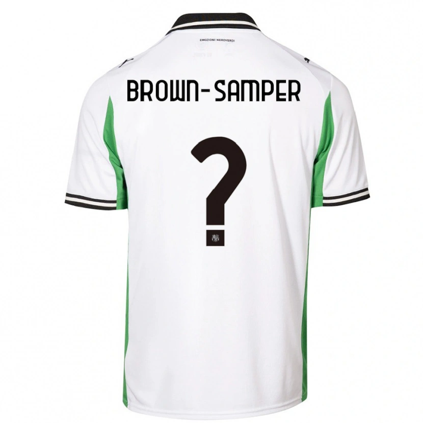 Danxen Damen Isaac Brown-Samper #0 Weiß Grün Schwarz Auswärtstrikot Trikot 2025/26 T-Shirt
