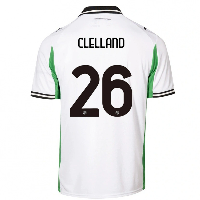 Danxen Damen Lana Clelland #26 Weiß Grün Schwarz Auswärtstrikot Trikot 2025/26 T-Shirt