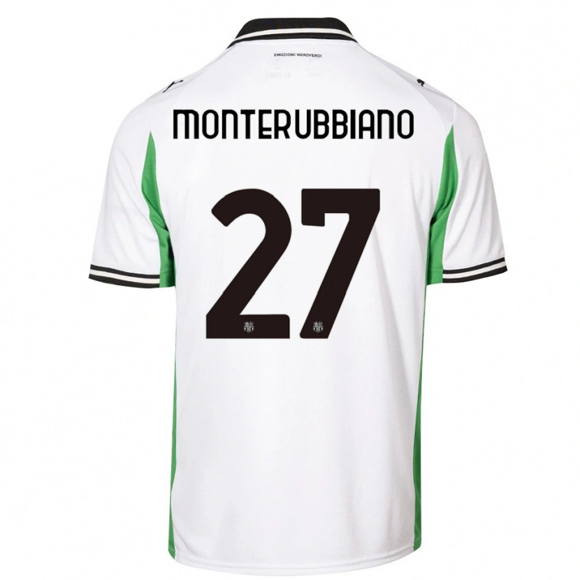 Danxen Damen Valeria Monterubbiano #27 Weiß Grün Schwarz Auswärtstrikot Trikot 2025/26 T-Shirt
