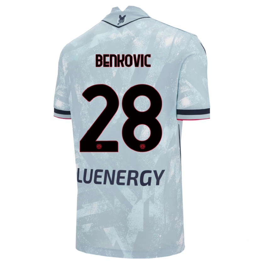 Danxen Damen Filip Benkovic #28 Hellblau Schwarz Auswärtstrikot Trikot 2025/26 T-Shirt