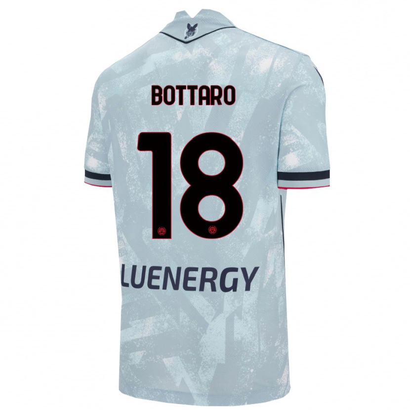 Danxen Damen Leonardo Bottaro #18 Hellblau Schwarz Auswärtstrikot Trikot 2025/26 T-Shirt