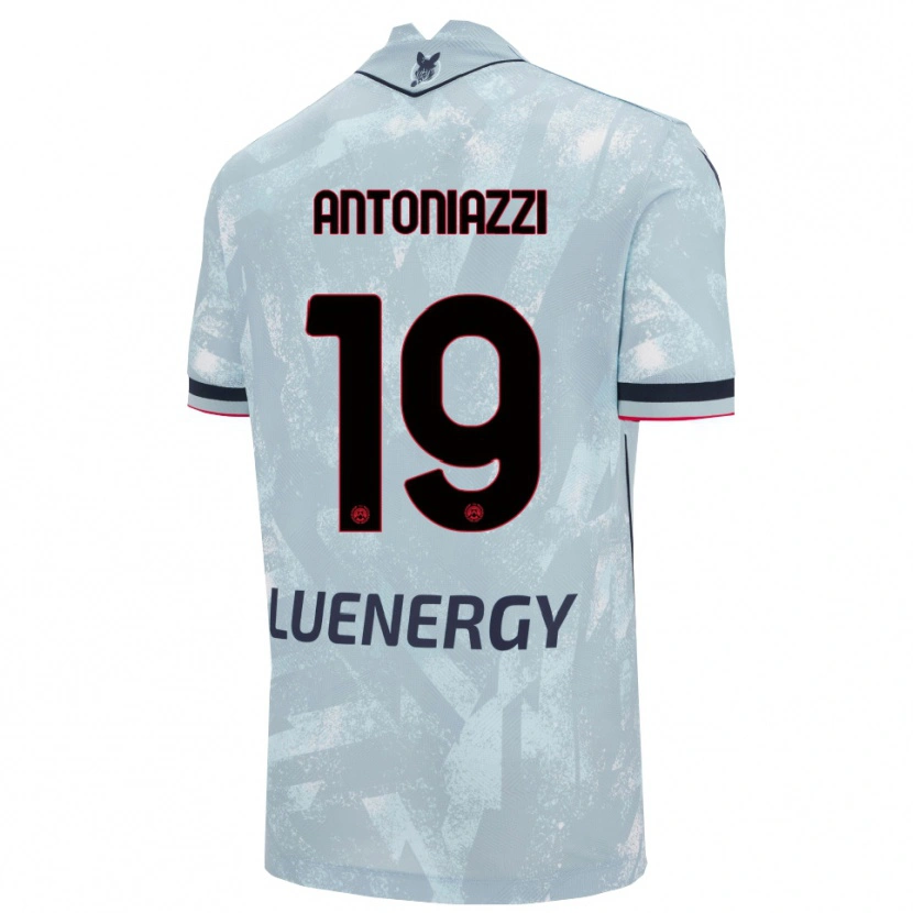 Danxen Damen Samuele Antoniazzi #19 Hellblau Schwarz Auswärtstrikot Trikot 2025/26 T-Shirt