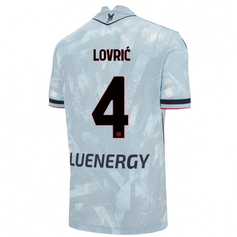 Danxen Damen Sandi Lovrić #4 Hellblau Schwarz Auswärtstrikot Trikot 2025/26 T-Shirt