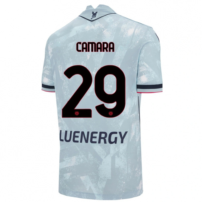 Danxen Damen Abdoulaye Camara #29 Hellblau Schwarz Auswärtstrikot Trikot 2025/26 T-Shirt