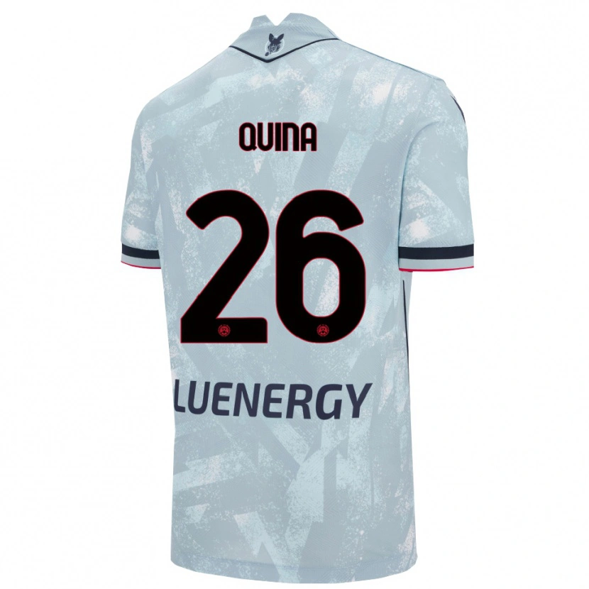 Danxen Damen Domingos Quina #26 Hellblau Schwarz Auswärtstrikot Trikot 2025/26 T-Shirt