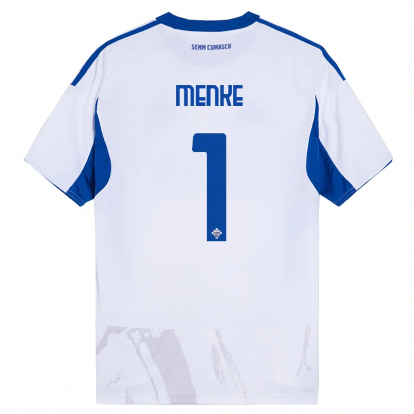 Danxen Damen Henrique Menke #1 Weiß Blau Auswärtstrikot Trikot 2025/26 T-Shirt