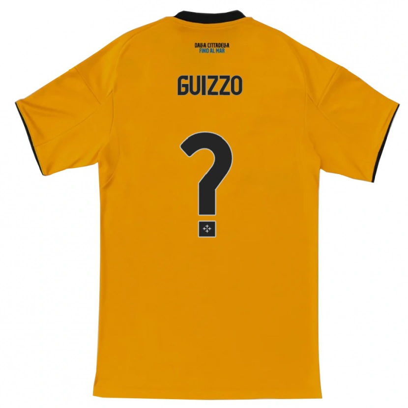 Danxen Damen Tommaso Guizzo #0 Orange Blau Auswärtstrikot Trikot 2025/26 T-Shirt