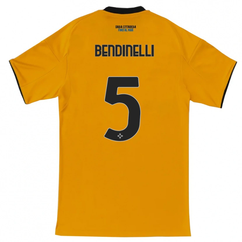 Danxen Damen Louis Bendinelli #5 Orange Blau Auswärtstrikot Trikot 2025/26 T-Shirt