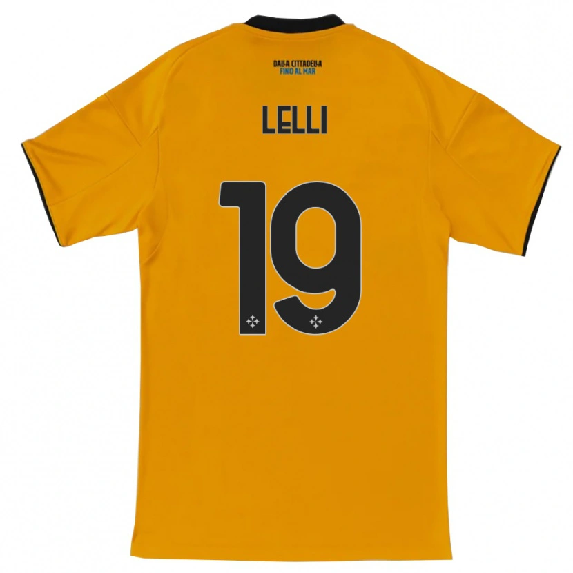 Danxen Damen Roberto Lelli #19 Orange Blau Auswärtstrikot Trikot 2025/26 T-Shirt