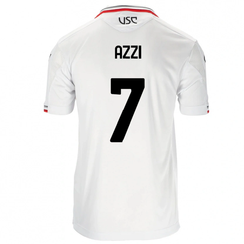 Danxen Damen Paulo Azzi #7 Weiß Rot Auswärtstrikot Trikot 2025/26 T-Shirt