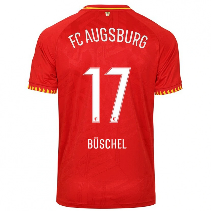 Danxen Damen Alisa Büschel #17 Rot Gelb Auswärtstrikot Trikot 2025/26 T-Shirt