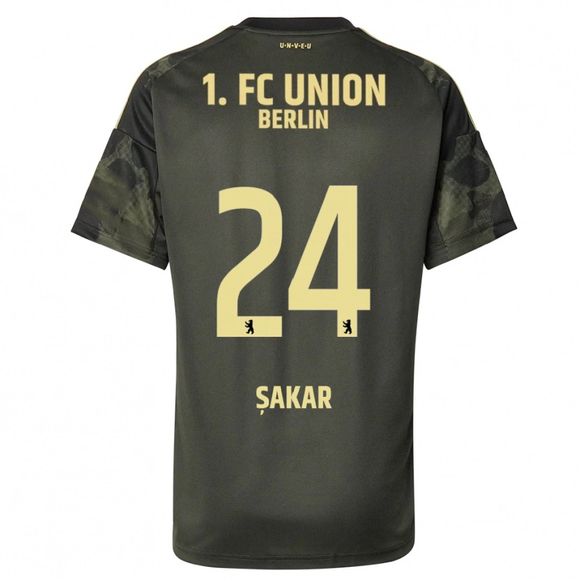 Danxen Damen Fatma Şakar #24 Dunkelgrün Schwarz Auswärtstrikot Trikot 2025/26 T-Shirt