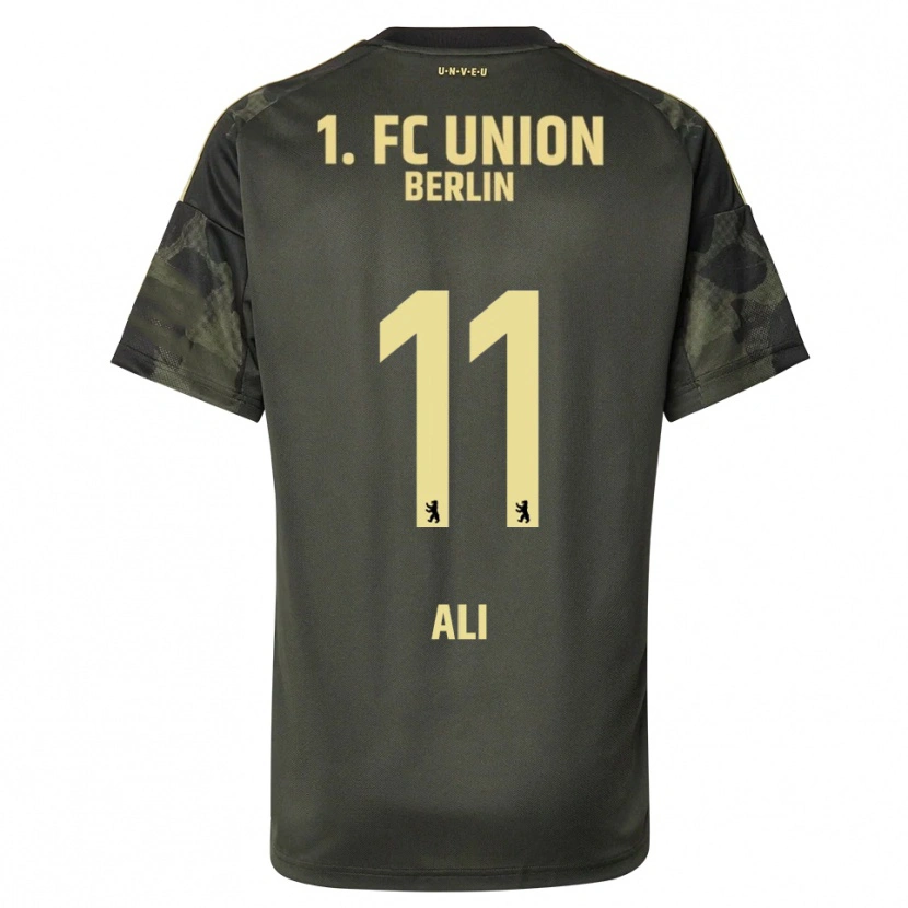 Danxen Damen Suheib-Elias Ali #11 Dunkelgrün Schwarz Auswärtstrikot Trikot 2025/26 T-Shirt