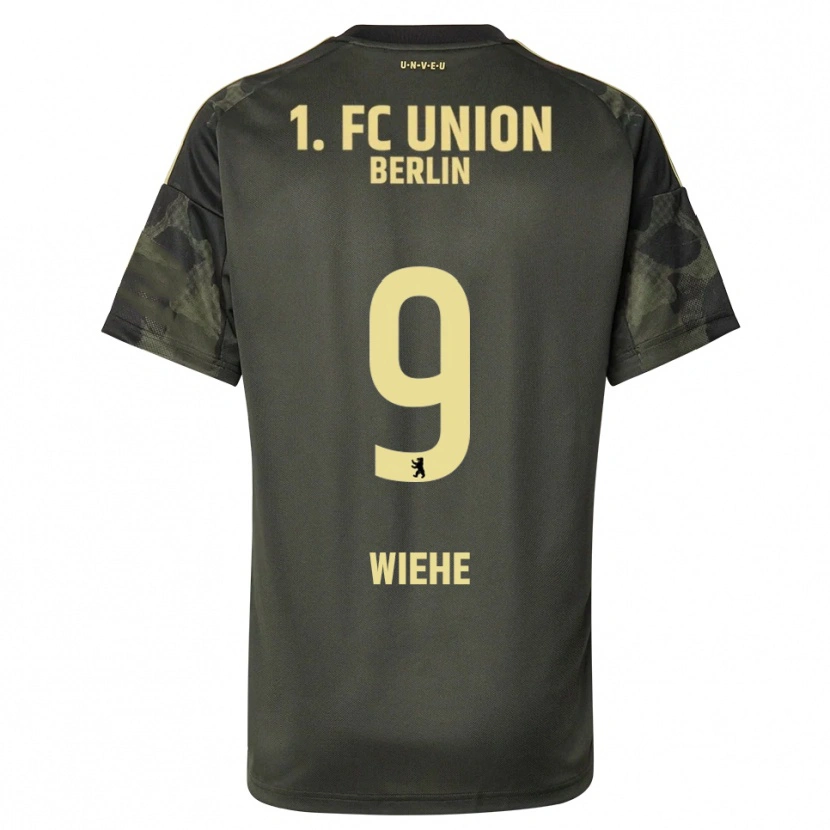 Danxen Damen Jakob Wiehe #9 Dunkelgrün Schwarz Auswärtstrikot Trikot 2025/26 T-Shirt