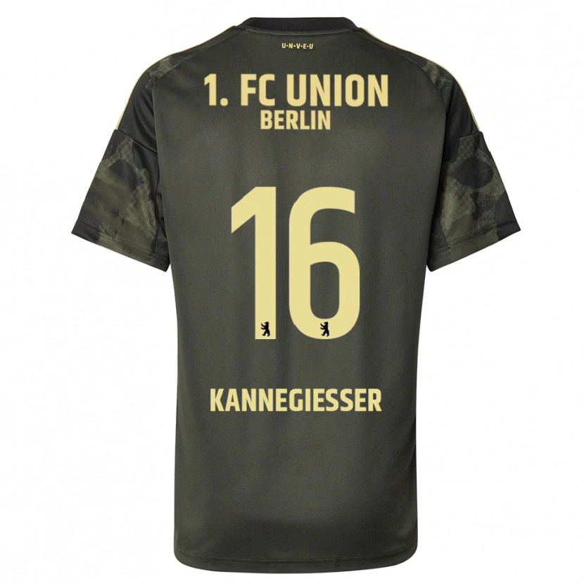 Danxen Damen Tom Kannegießer #16 Dunkelgrün Schwarz Auswärtstrikot Trikot 2025/26 T-Shirt