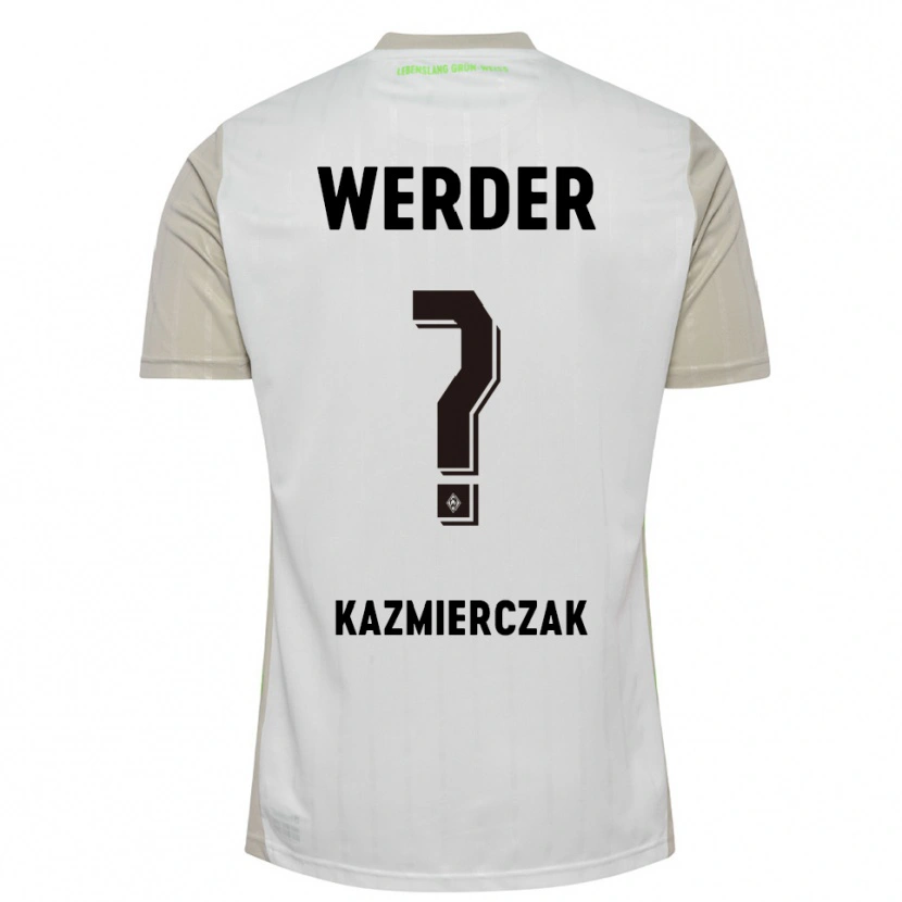 Danxen Damen Daniel Kazmierczak #0 Weiß Schwarz Auswärtstrikot Trikot 2025/26 T-Shirt