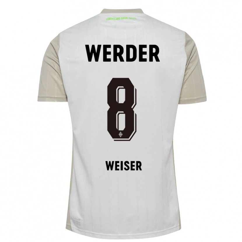 Danxen Damen Mitchell Weiser #8 Weiß Schwarz Auswärtstrikot Trikot 2025/26 T-Shirt
