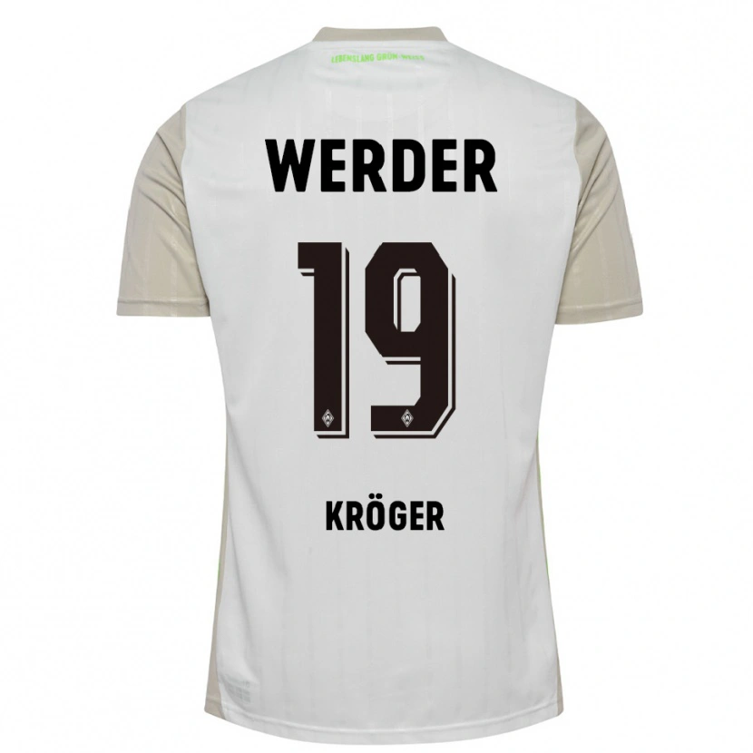 Danxen Damen Moritz Kröger #19 Weiß Schwarz Auswärtstrikot Trikot 2025/26 T-Shirt
