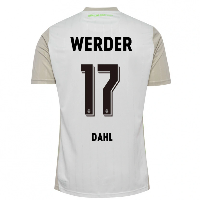 Danxen Damen Amira Dahl #17 Weiß Schwarz Auswärtstrikot Trikot 2025/26 T-Shirt