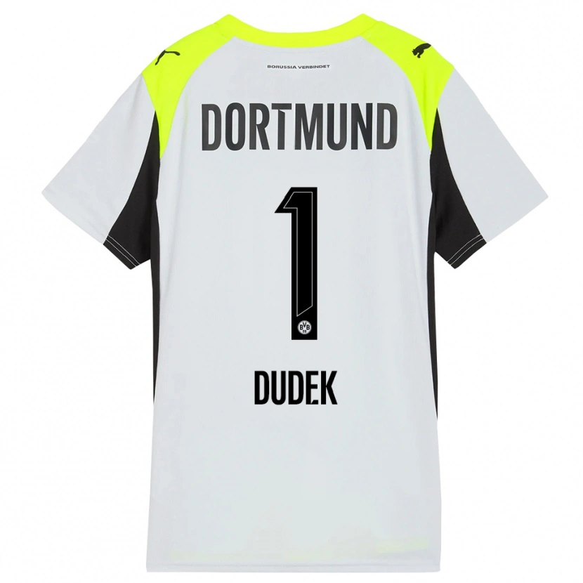 Danxen Damen Daniel Dudek #1 Fluoreszierendes Gelb Auswärtstrikot Trikot 2025/26 T-Shirt