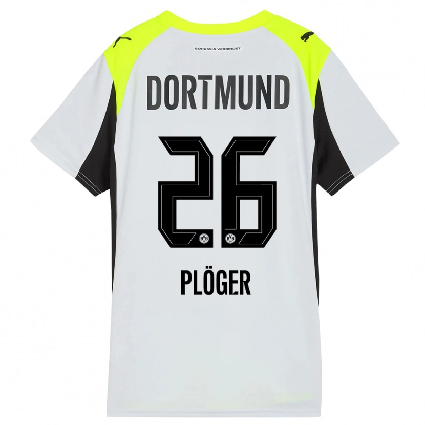 Danxen Damen Dustin Plöger #26 Fluoreszierendes Gelb Auswärtstrikot Trikot 2025/26 T-Shirt
